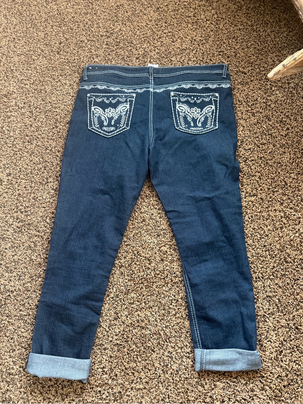Canyon River Blues Women's Dark Indigo Boyfriend Jeans